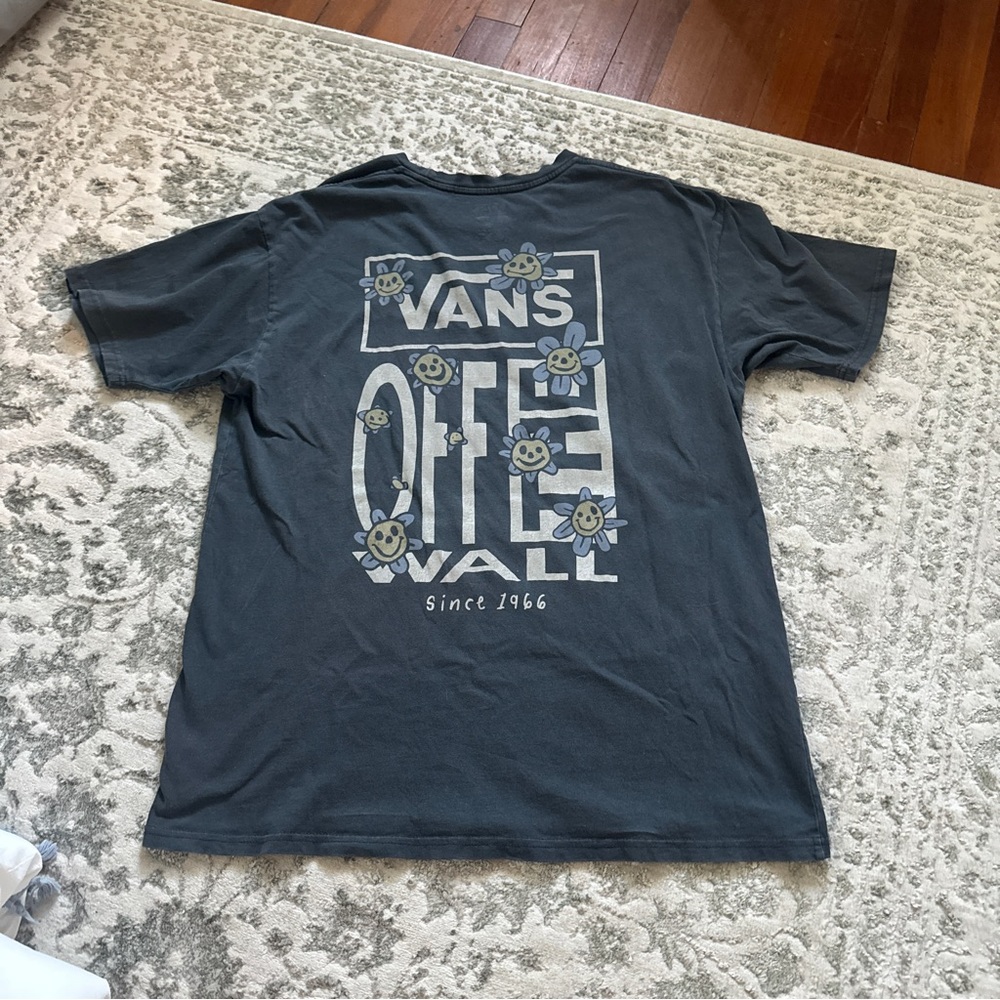 Vans Off The Wall T-Shirt in Charcoal